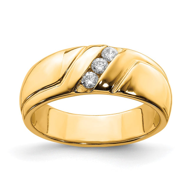 14k Yellow Gold Rings Style RM5802 - Classique Jewelry Inc.