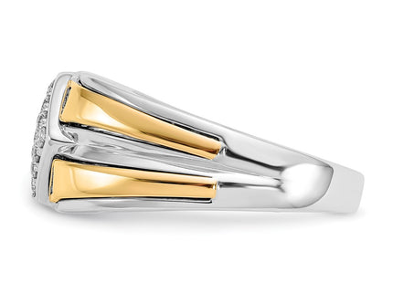 14k Two-tone Rings Style RM5836 - Classique Jewelry Inc.