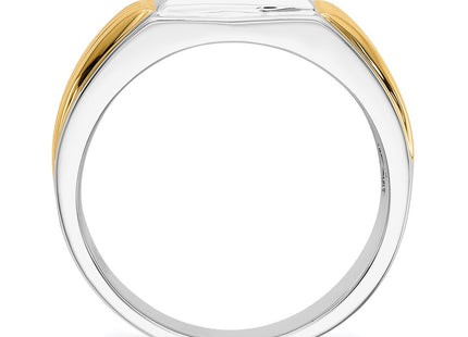 14k Two-tone Rings Style RM5843 - Classique Jewelry Inc.