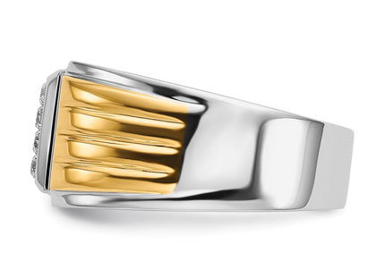 14k Two-tone Rings Style RM5843 - Classique Jewelry Inc.
