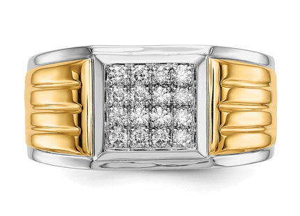 14k Two-tone Rings Style RM5843 - Classique Jewelry Inc.