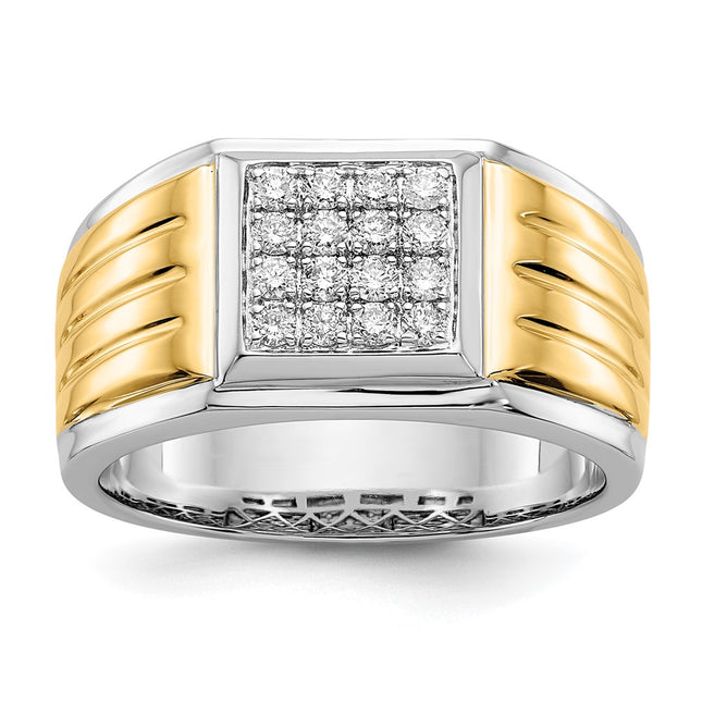 14k Two-tone Rings Style RM5843 - Classique Jewelry Inc.