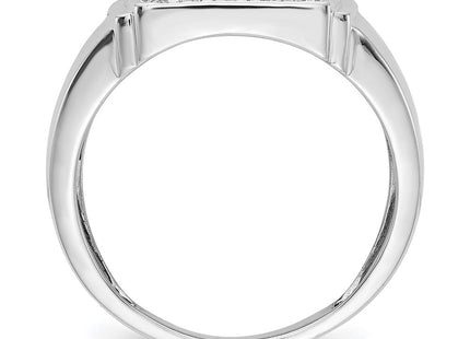 IB Goodman 14K White Gold 1/20 carat AA Diamond Men's DAD Ring, view 3