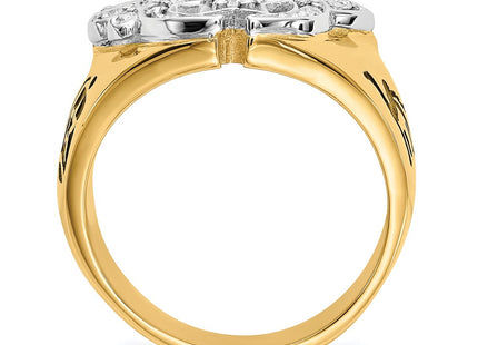 14k Two-tone Rings Style RM5850 - Classique Jewelry Inc.