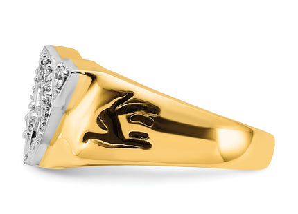 14k Two-tone Rings Style RM5850 - Classique Jewelry Inc.