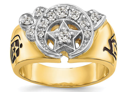 14k Two-tone Rings Style RM5850 - Classique Jewelry Inc.