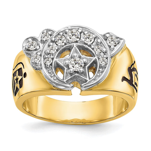 14k Two-tone Rings Style RM5850 - Classique Jewelry Inc.
