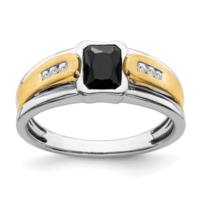 14K gold diamond ring