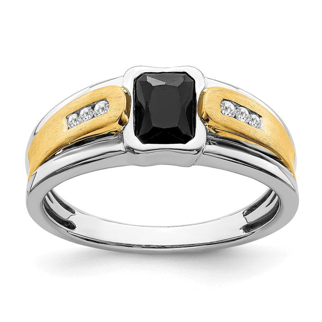 14K gold diamond ring