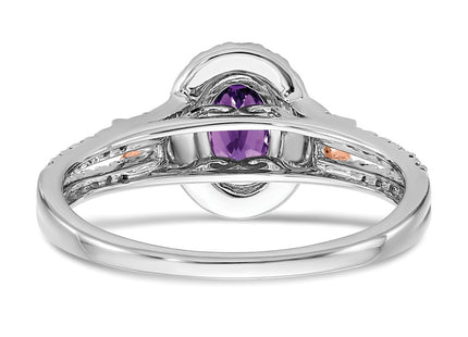 14K White/Rose Gold Rings Style RM5957 - Classique Jewelry Inc.