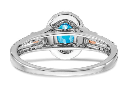 14K White/Rose Gold Rings Style RM5957 - Classique Jewelry Inc.