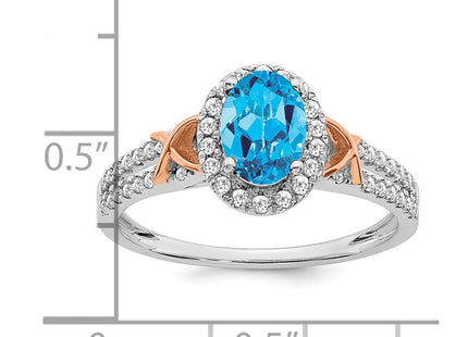 14K White/Rose Gold Rings Style RM5957 - Classique Jewelry Inc.