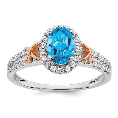 14K white gold diamond ring