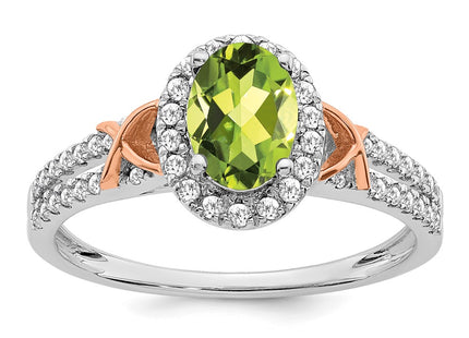 14K White/Rose Gold Rings Style RM5957 - Classique Jewelry Inc.