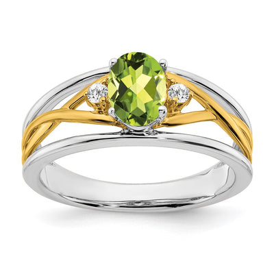 14K gold diamond ring