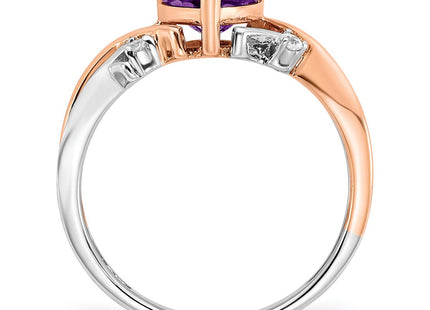 14K White/Rose Gold Rings Style RM6023 - Classique Jewelry Inc.