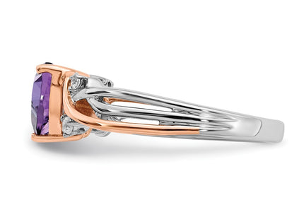 14K White/Rose Gold Rings Style RM6023 - Classique Jewelry Inc.