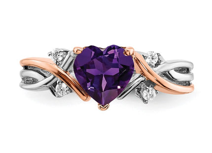 14K White/Rose Gold Rings Style RM6023 - Classique Jewelry Inc.