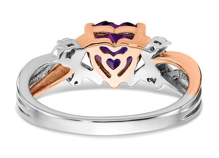 14K White/Rose Gold Rings Style RM6023 - Classique Jewelry Inc.
