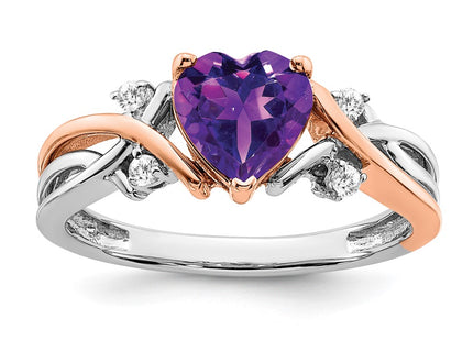 14K White/Rose Gold Rings Style RM6023 - Classique Jewelry Inc.