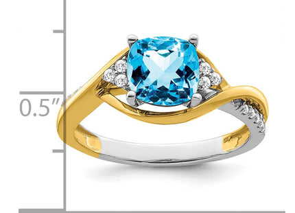 14k Two-tone Rings Style RM6039 - Classique Jewelry Inc.