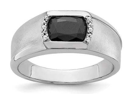 14K white gold diamond ring