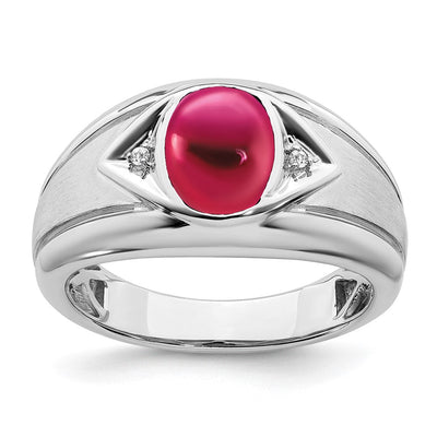 14K white gold diamond ring