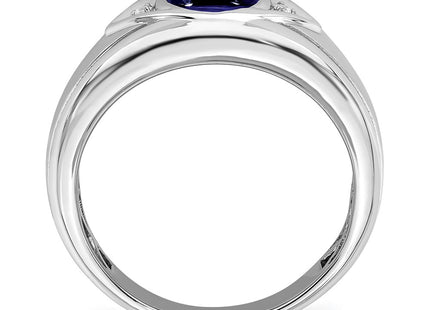14K white gold diamond ring, alternate view