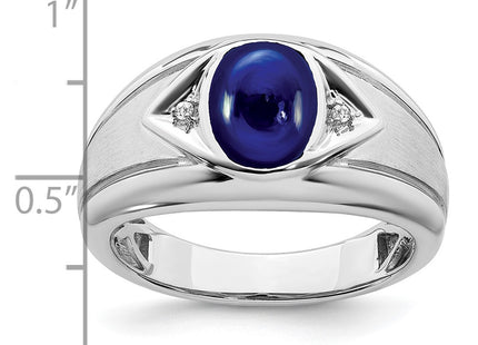 14K white gold diamond ring, another view
