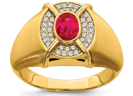 14k Yellow Gold Rings Style RM6660 - Classique Jewelry Inc.