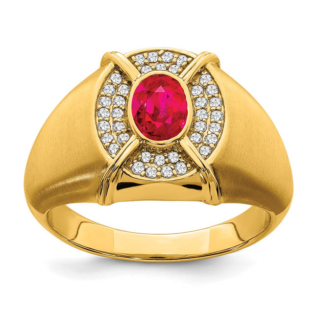 14k Yellow Gold Rings Style RM6660 - Classique Jewelry Inc.