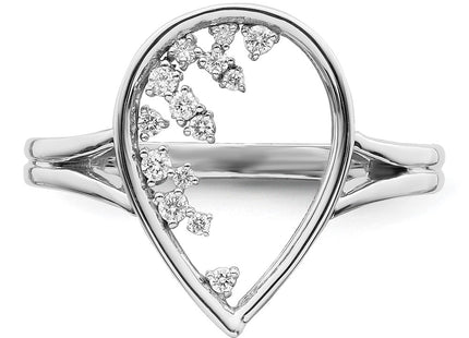 14k White Gold Rings Style RM6829 - Classique Jewelry Inc.