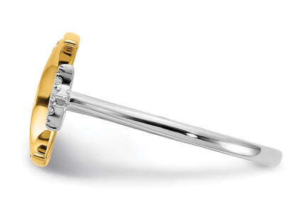 14k Two-tone Rings Style RM6849 - Classique Jewelry Inc.