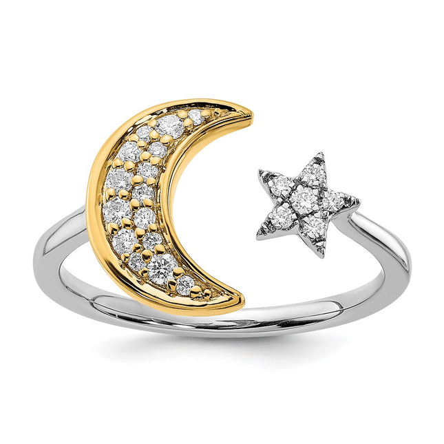 14k Two-tone Rings Style RM6849 - Classique Jewelry Inc.