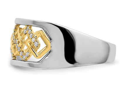 14k Two-tone Rings Style RM6862 - Classique Jewelry Inc.