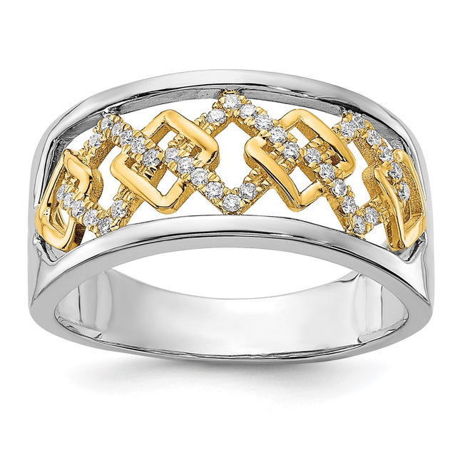 14k Two-tone Rings Style RM6862 - Classique Jewelry Inc.