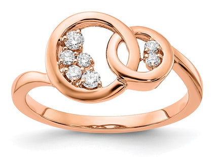 14k Rose Gold Rings Style RM6869 - Classique Jewelry Inc.