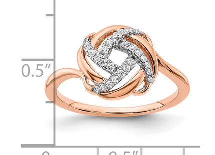 14k Rose Gold Rings Style RM6889 - Classique Jewelry Inc.