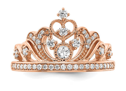 14k Rose Gold Rings Style RM6894 - Classique Jewelry Inc.