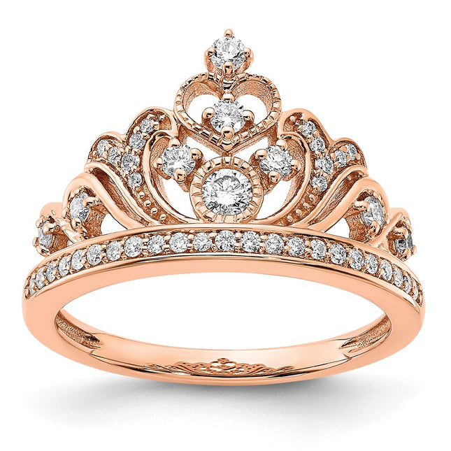 14k Rose Gold Rings Style RM6894 - Classique Jewelry Inc.