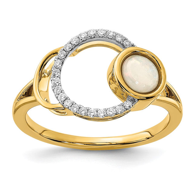 14k Yellow Gold Rings Style RM6908 - Classique Jewelry Inc.