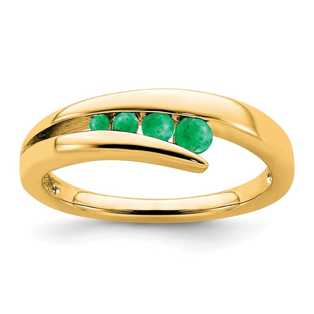 14k Yellow Gold Rings Style RM7112 - Classique Jewelry Inc.