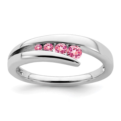 14K white gold ring