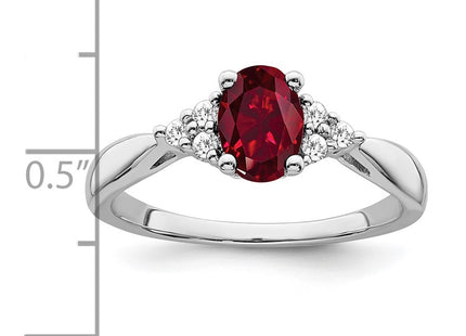 14K white gold diamond ring, another view