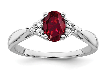 14K white gold diamond ring