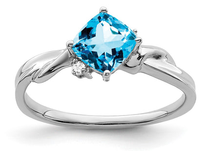 14K white gold diamond ring