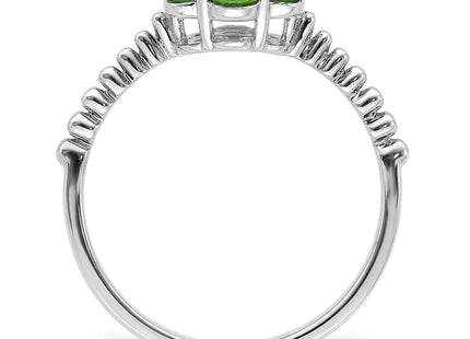 14K white gold diamond ring, alternate view