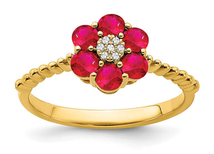 14k Yellow Gold Rings Style RM7191 - Classique Jewelry Inc.