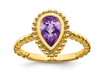 14k Yellow Gold Rings Style RM7203 - Classique Jewelry Inc.