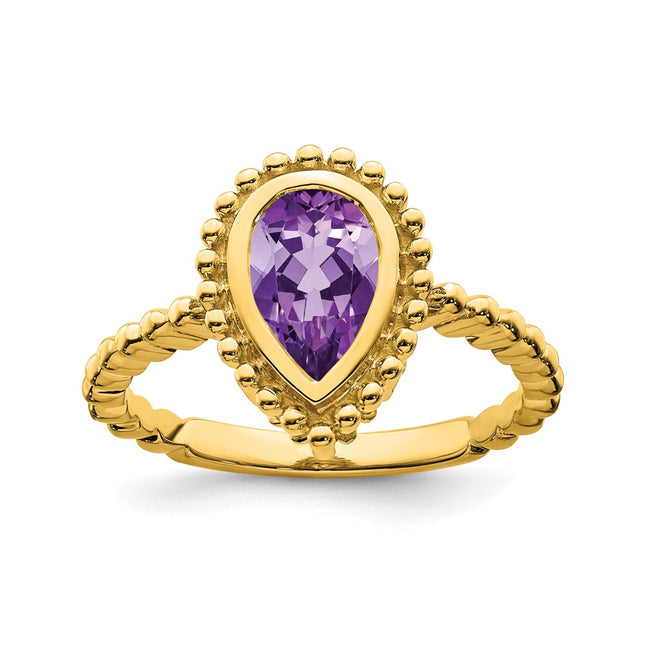 14k Yellow Gold Rings Style RM7203 - Classique Jewelry Inc.